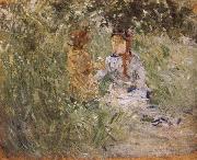 Berthe Morisot Mother and her son in the garden Germany oil painting artist